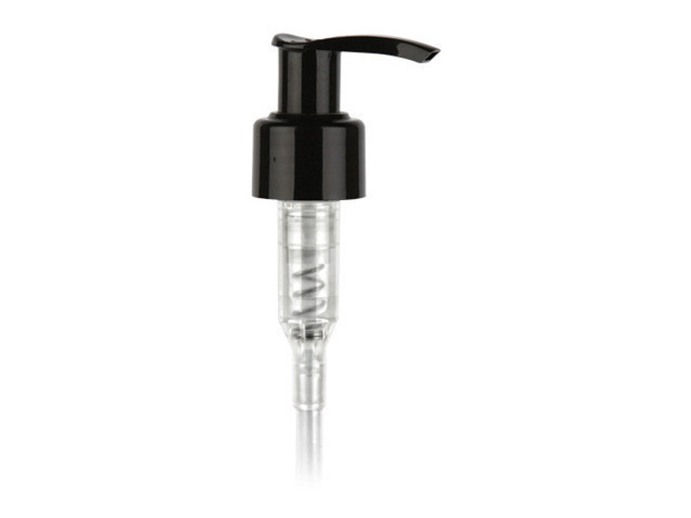 Black lotion pump