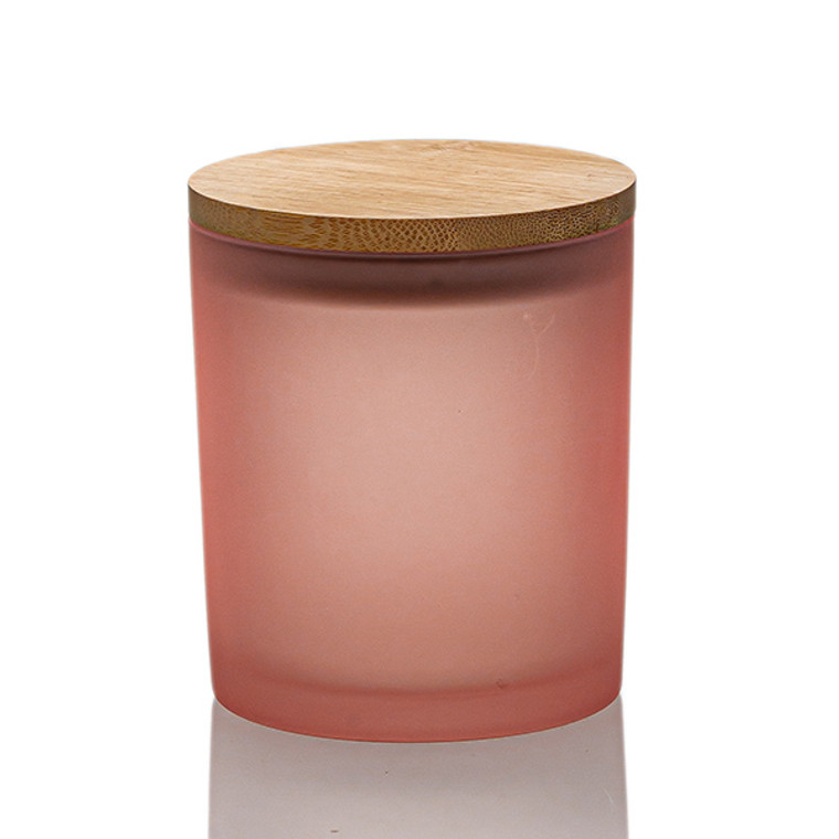 Rose Pink candle jar
